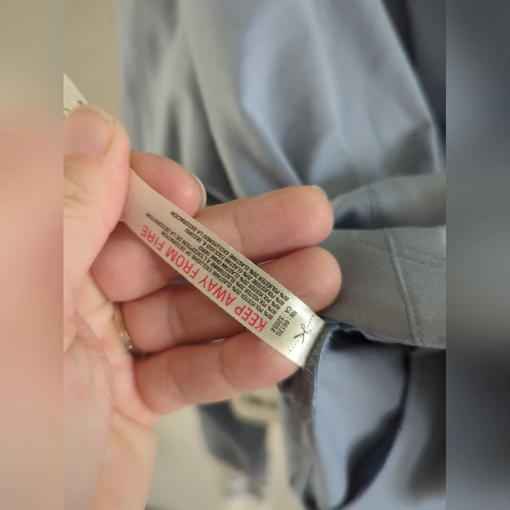 NEW Free People Movement SOCK IT TO ME Layer Corset Hoodie Top in Blue Xs L $148 - Picture 10 of 10